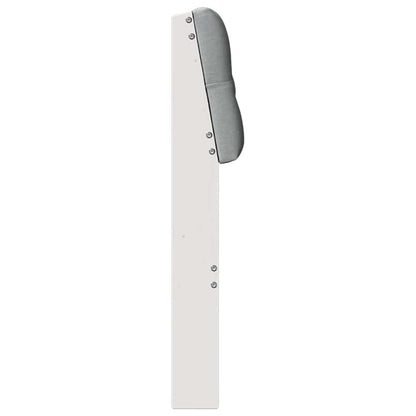 Testiera imbottita Grigio chiaro 150 cm Pino massello