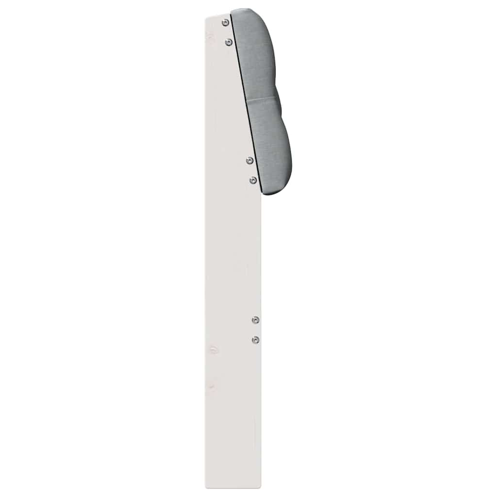 Testiera imbottita Grigio chiaro 90 cm Pino massello