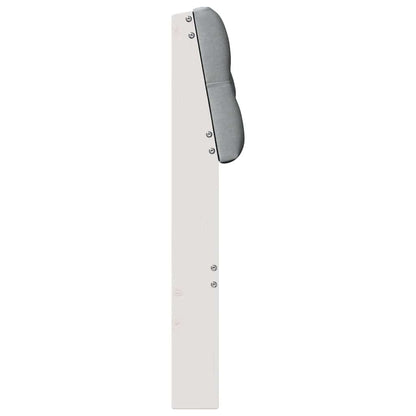 Testiera imbottita Grigio chiaro 90 cm Pino massello