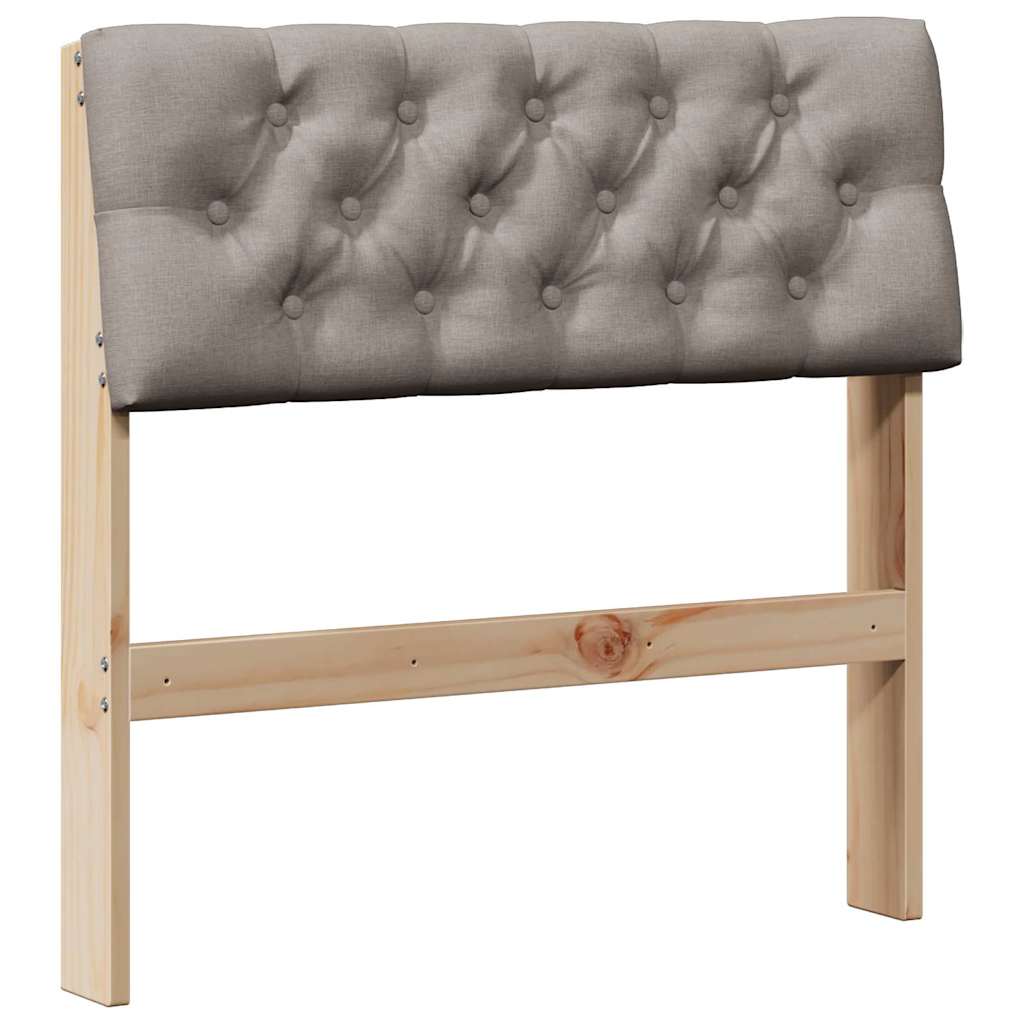 Testiera imbottita Talpa 75 cm Pino massello