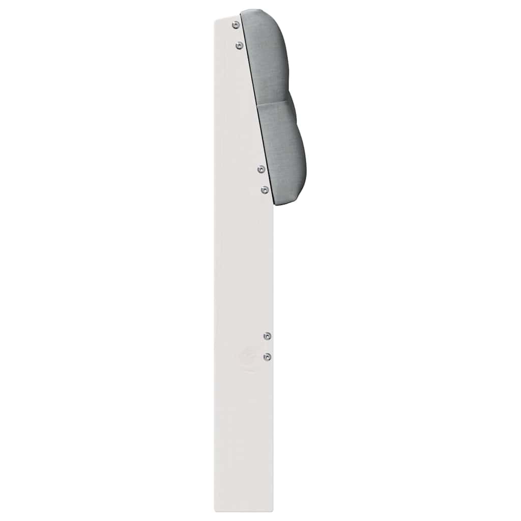 Testiera imbottita Grigio chiaro 75 cm Pino massello