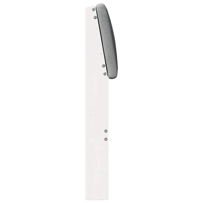 Testiera imbottita Grigio chiaro 160 cm Pino massello