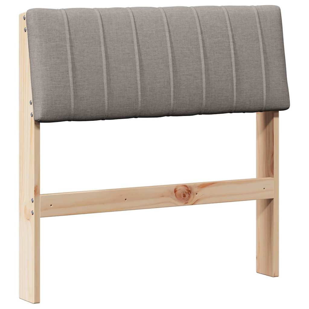 Testiera imbottita Talpa 75 cm Pino massello