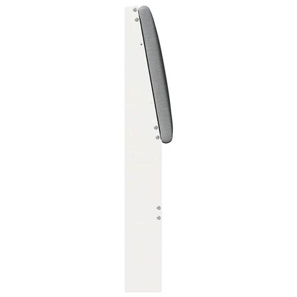 Testiera imbottita Grigio chiaro 140 cm Pino massello