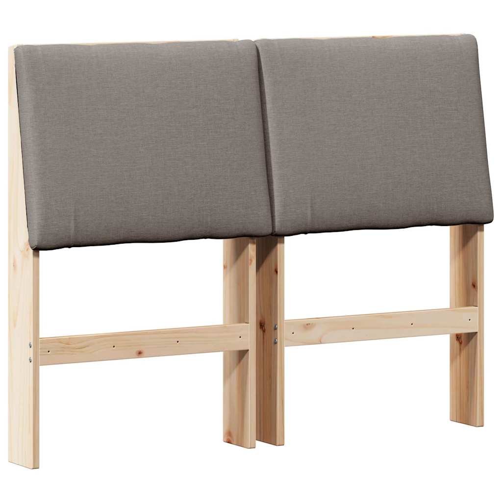 Testiera imbottita Talpa 120 cm Pino massello