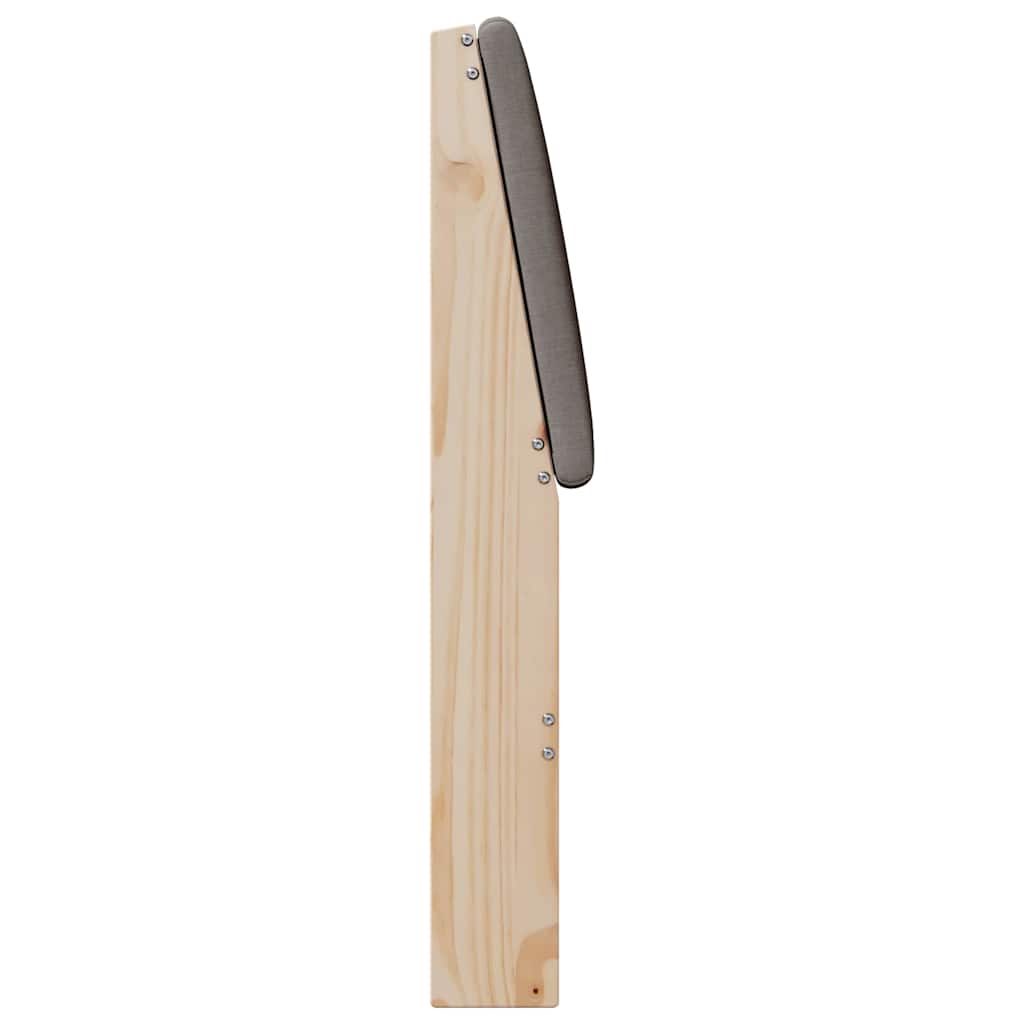 Testiera imbottita Talpa 80 cm Pino massello