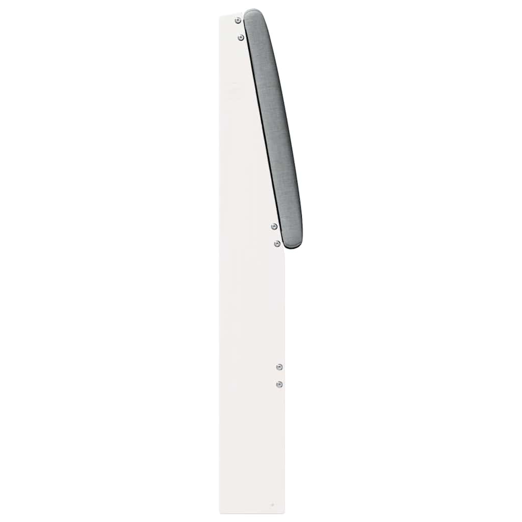 Testiera imbottita Grigio chiaro 80 cm Pino massello