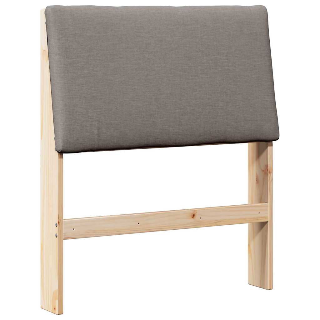 Testiera imbottita Talpa 75 cm Pino massello