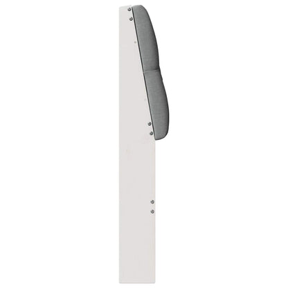 Testiera imbottita Grigio chiaro 120 cm Pino massello