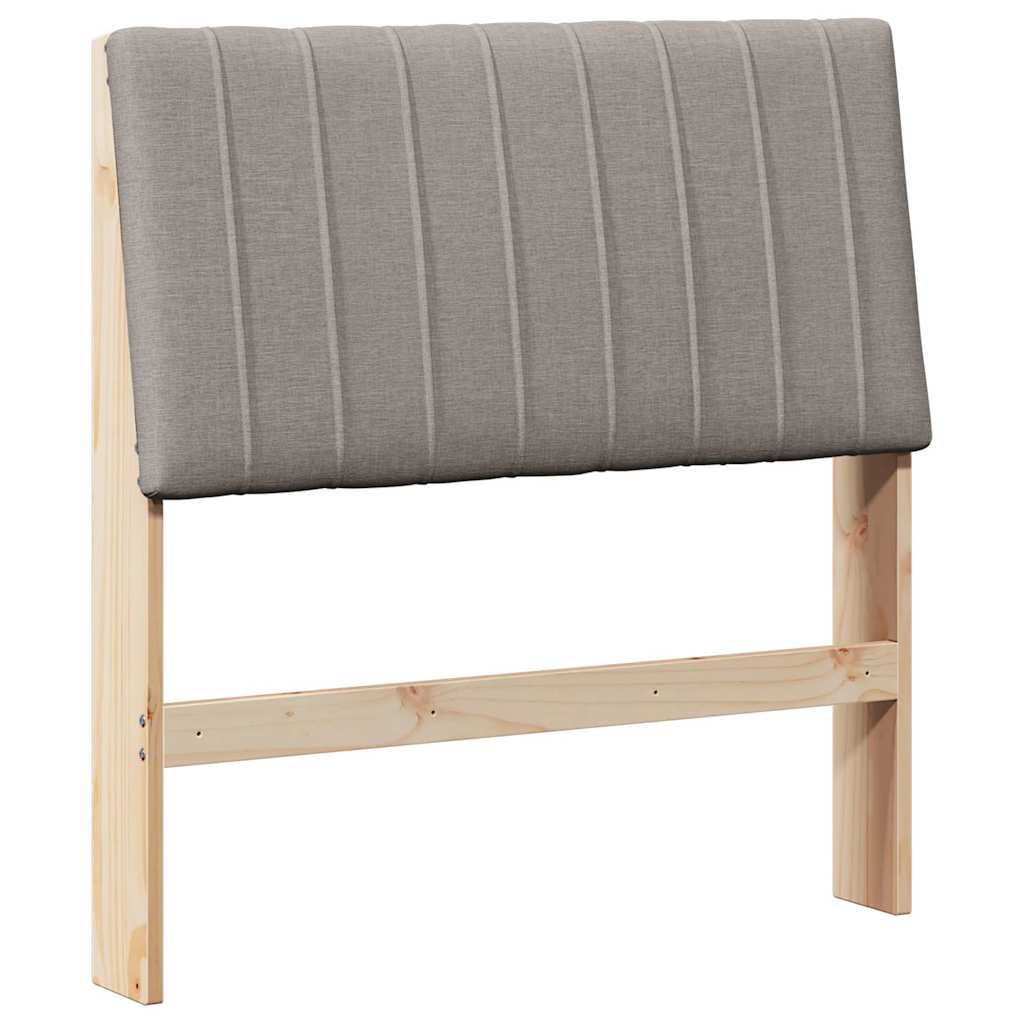 Testiera imbottita Talpa 90 cm Pino massello