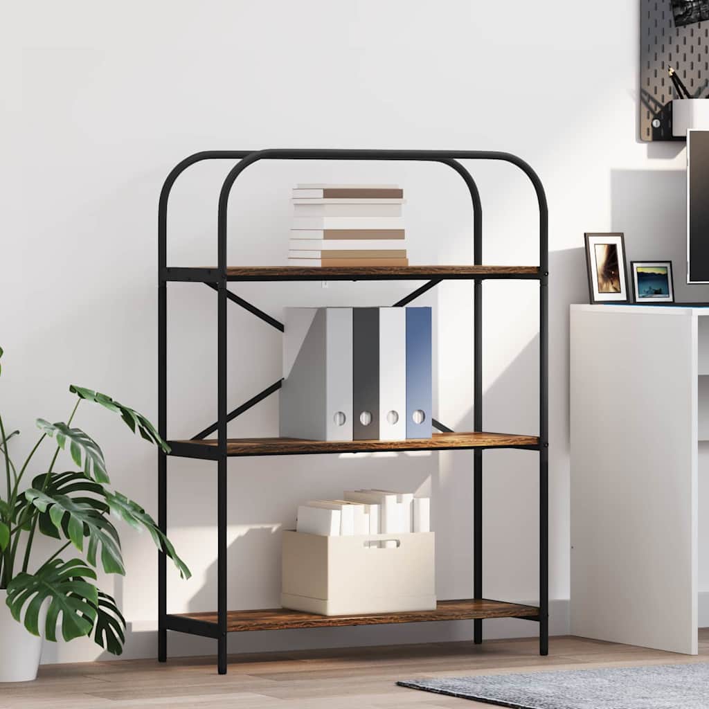 Libreria Rovere fumÃƒÂ© 80 x 30 x 109 cm Legno multistrato