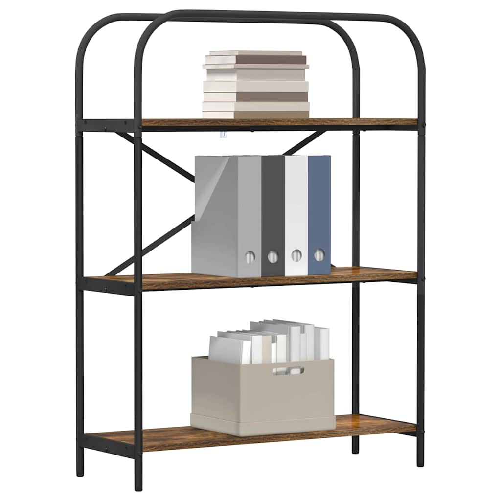 Libreria Rovere fumÃƒÂ© 80 x 30 x 109 cm Legno multistrato