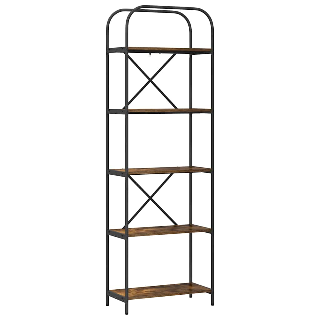 Libreria Rovere fumÃƒÂ© 60 x 30 x 183 cm Legno multistrato