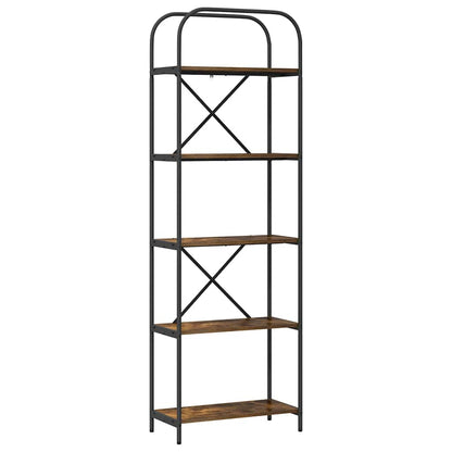 Libreria Rovere fumÃƒÂ© 60 x 30 x 183 cm Legno multistrato