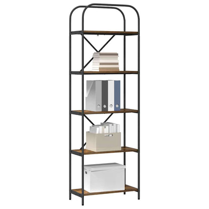 Libreria Rovere fumÃƒÂ© 60 x 30 x 183 cm Legno multistrato