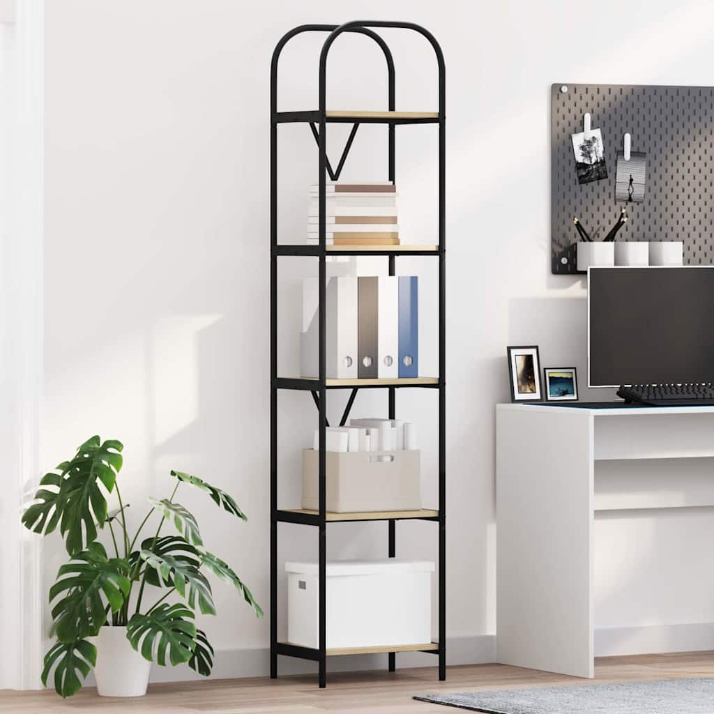 Libreria Rovere Sonoma 40 x 30 x 183 cm Legno multistrato