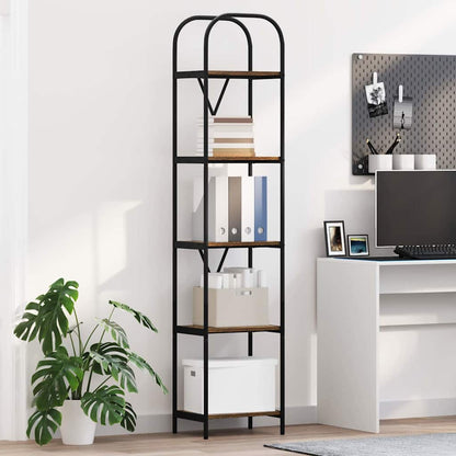 Libreria Rovere fumÃƒÂ© 40 x 30 x 183 cm Legno multistrato