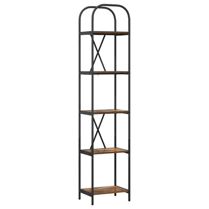 Libreria Rovere fumÃƒÂ© 40 x 30 x 183 cm Legno multistrato