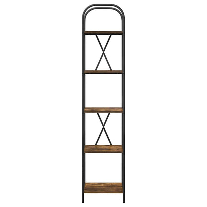 Libreria Rovere fumÃƒÂ© 40 x 30 x 183 cm Legno multistrato