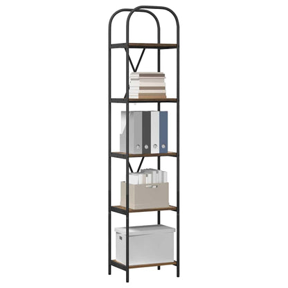 Libreria Rovere fumÃƒÂ© 40 x 30 x 183 cm Legno multistrato