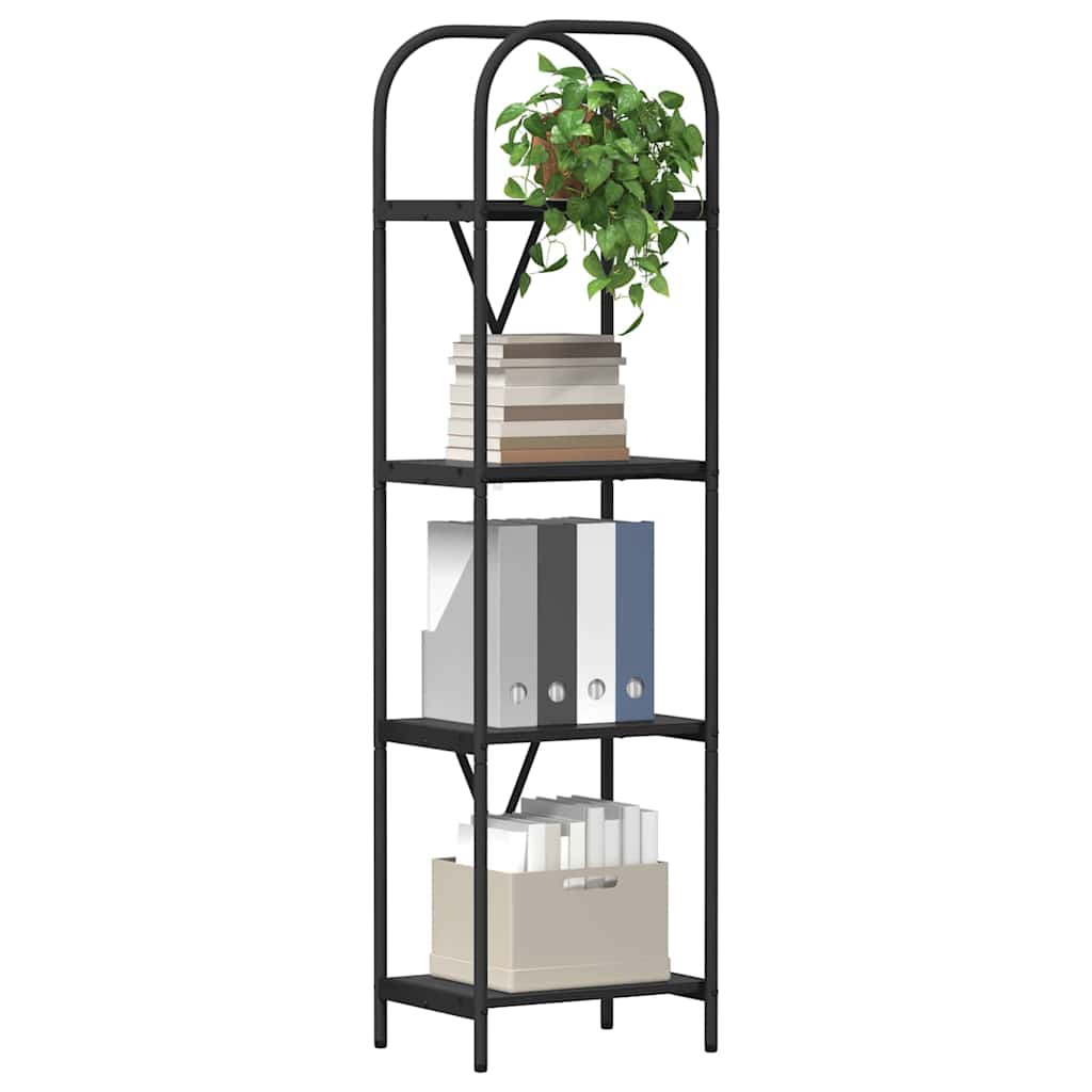 Libreria Rovere Nero 40 x 30 x 146 cm Legno multistrato