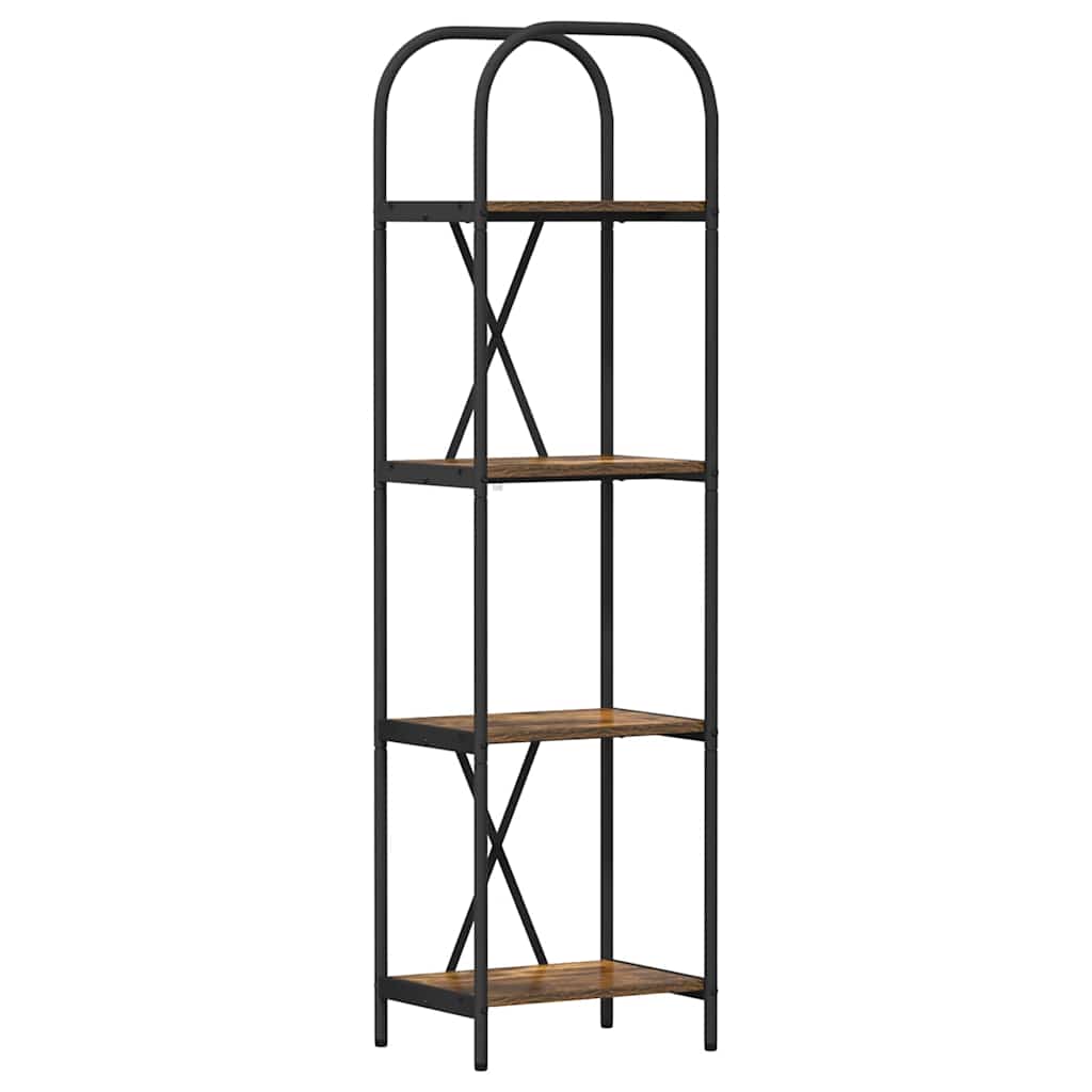 Libreria Rovere fumÃƒÂ© 40 x 30 x 146 cm Legno multistrato