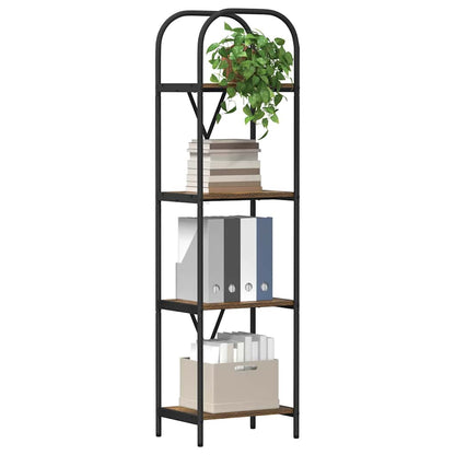 Libreria Rovere fumÃƒÂ© 40 x 30 x 146 cm Legno multistrato