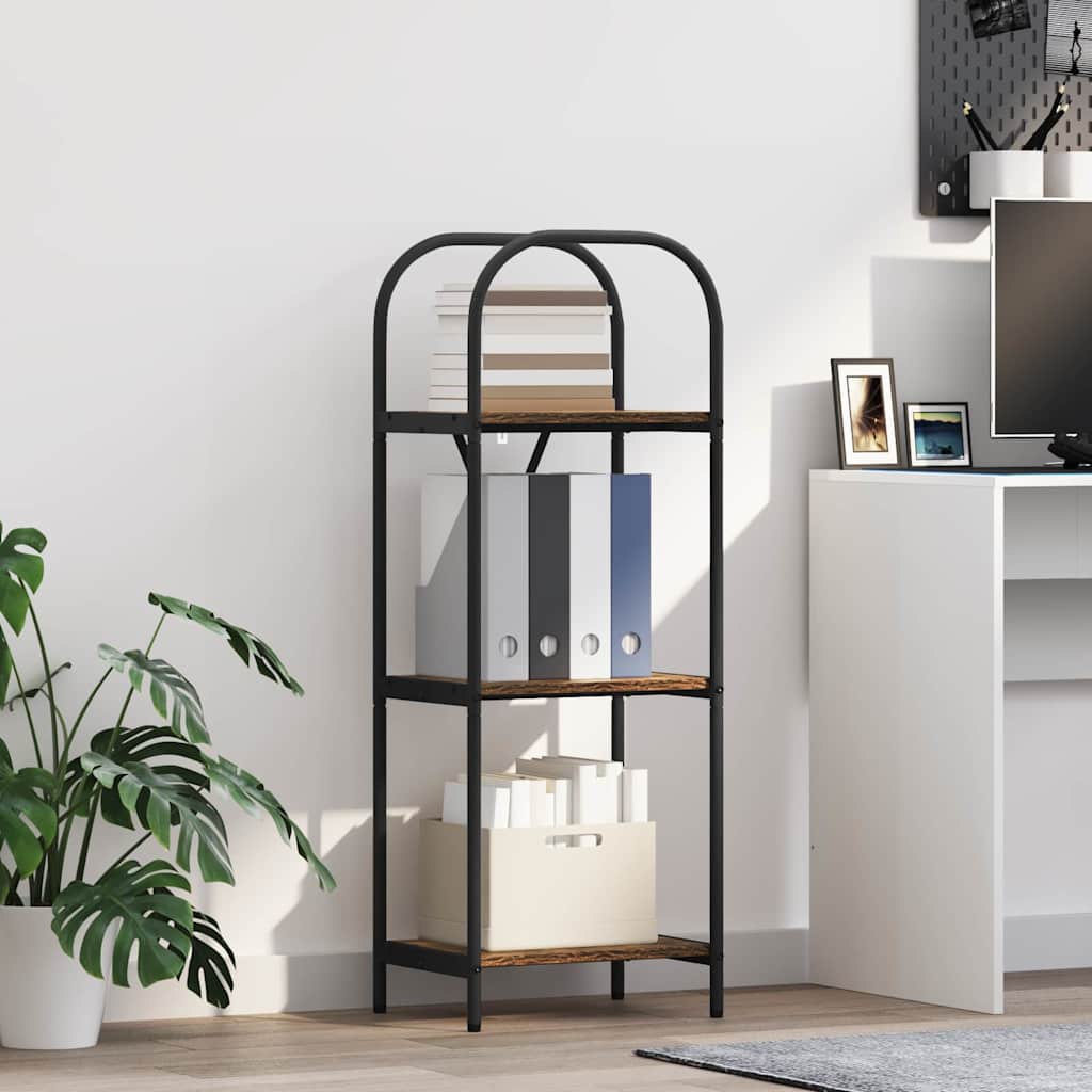 Libreria Rovere fumÃƒÂ© 40 x 30 x 109 cm Legno multistrato