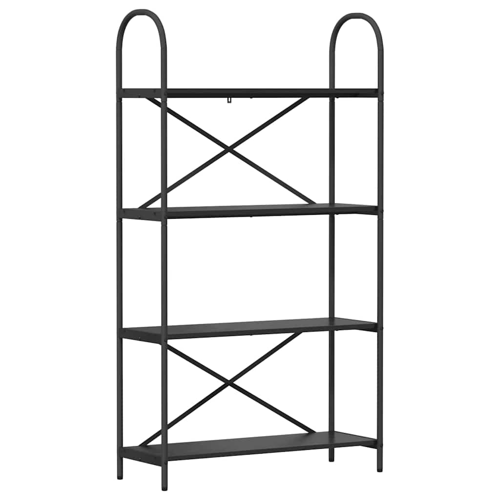 Libreria Rovere Nero 80 x 30 x 146 cm Legno multistrato