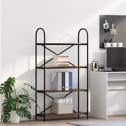 Libreria Rovere fumÃƒÂ© 80 x 30 x 146 cm Legno multistrato