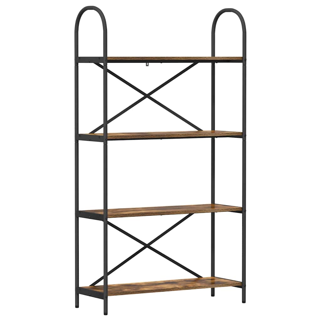 Libreria Rovere fumÃƒÂ© 80 x 30 x 146 cm Legno multistrato