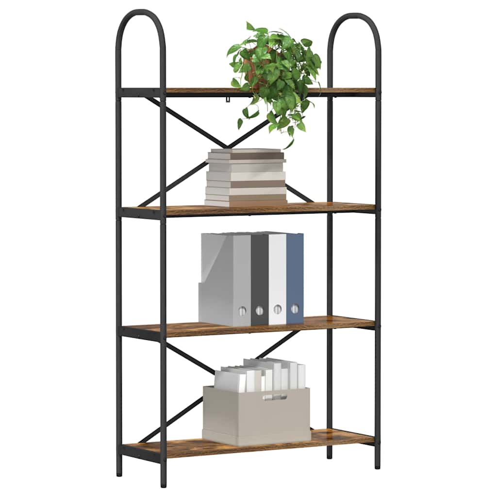 Libreria Rovere fumÃƒÂ© 80 x 30 x 146 cm Legno multistrato