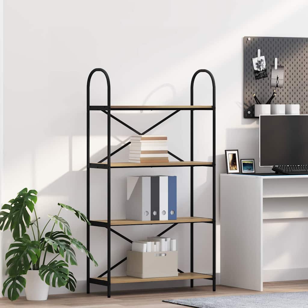 Libreria Rovere artigianale 80 x 30 x 146 cm Legno multistrato