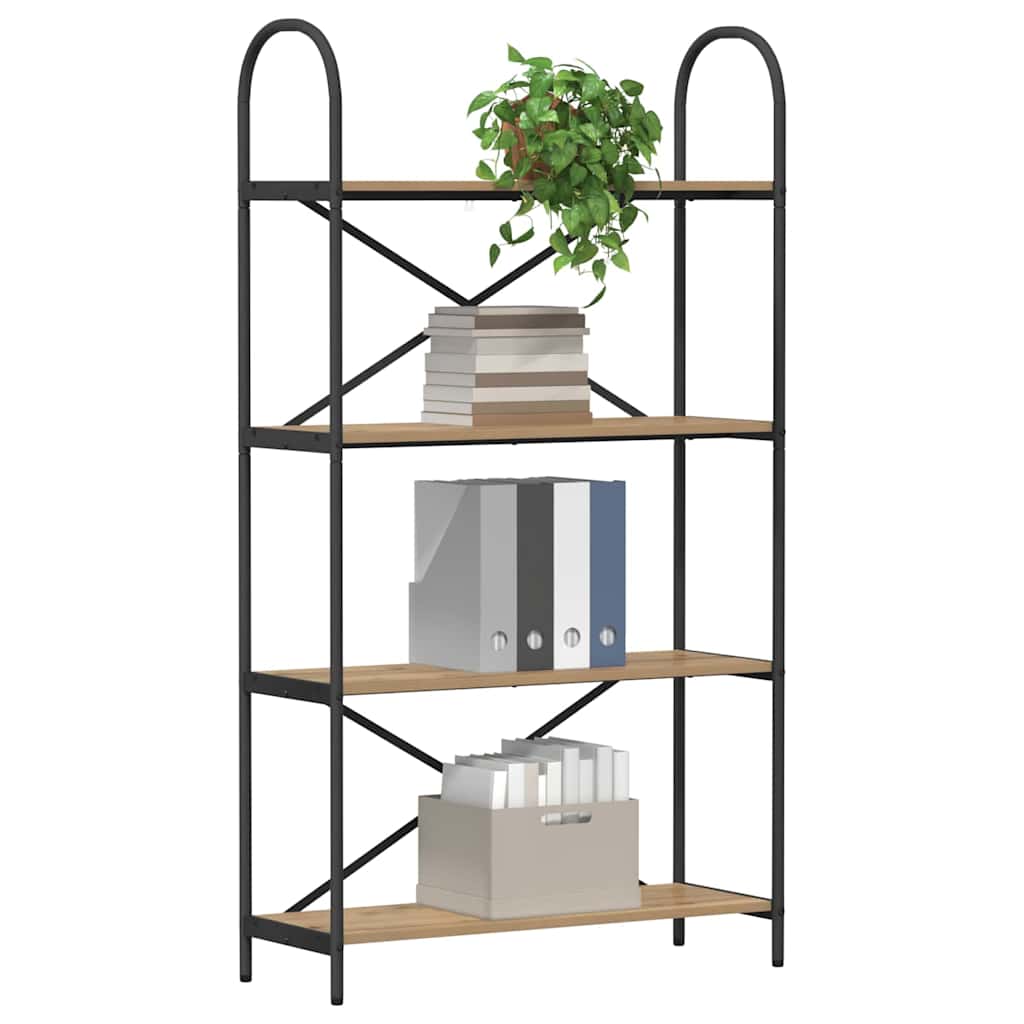 Libreria Rovere artigianale 80 x 30 x 146 cm Legno multistrato