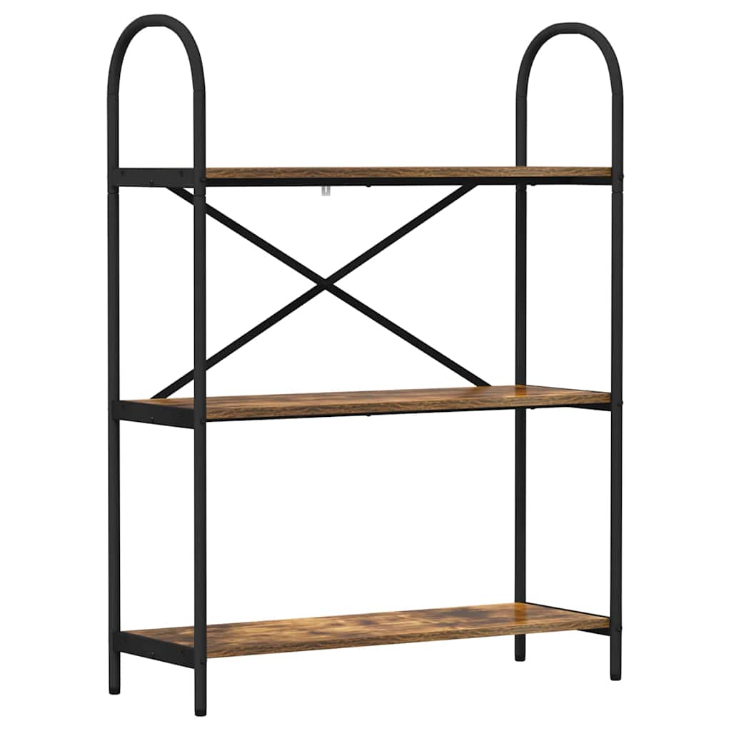 Libreria Rovere fumÃƒÂ© 80 x 30 x 109 cm Legno multistrato
