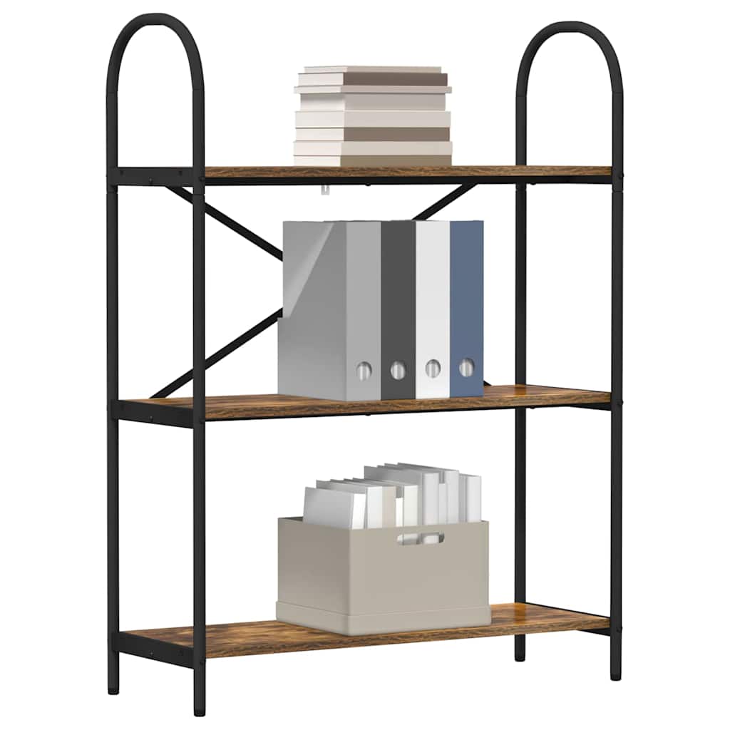 Libreria Rovere fumÃƒÂ© 80 x 30 x 109 cm Legno multistrato