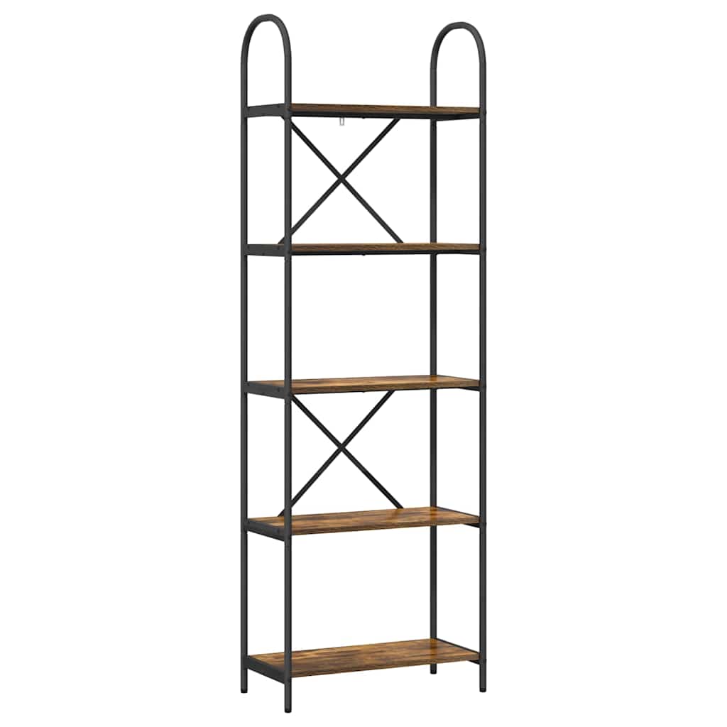 Libreria Rovere fumÃƒÂ© 60 x 30 x 183 cm Legno multistrato