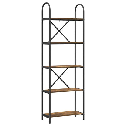 Libreria Rovere fumÃƒÂ© 60 x 30 x 183 cm Legno multistrato