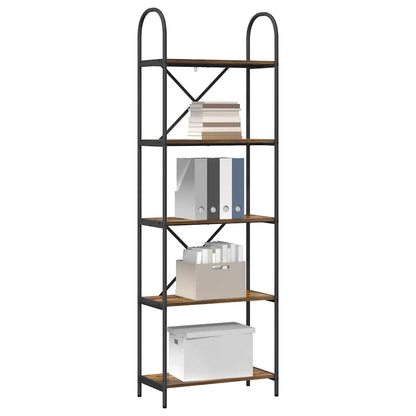 Libreria Rovere fumÃƒÂ© 60 x 30 x 183 cm Legno multistrato