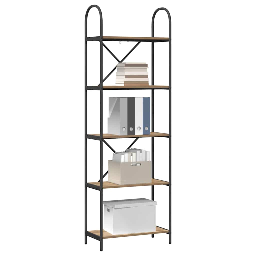 Libreria Rovere artigianale 60 x 30 x 183 cm Legno multistrato