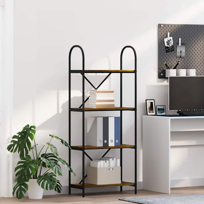 Libreria Rovere fumÃƒÂ© 60 x 30 x 146 cm Legno multistrato