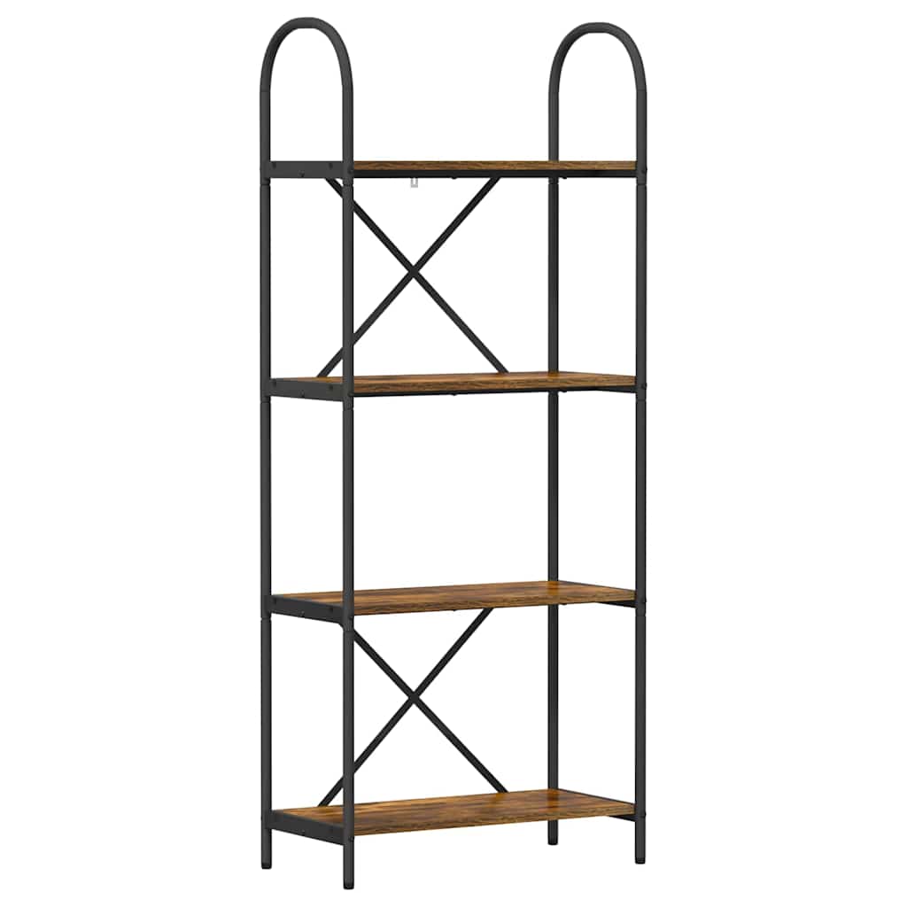 Libreria Rovere fumÃƒÂ© 60 x 30 x 146 cm Legno multistrato