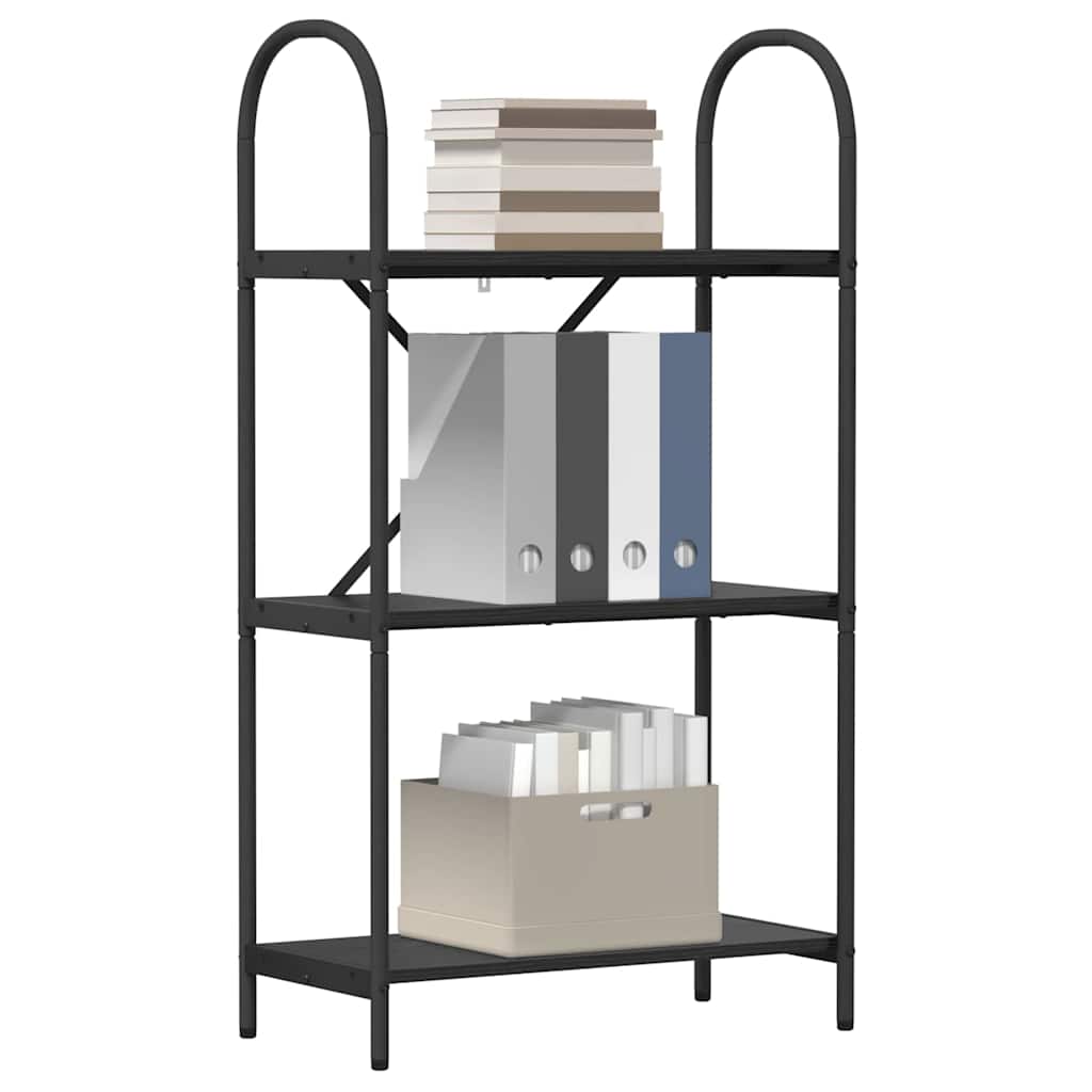 Libreria Rovere Nero 60 x 30 x 109 cm Legno multistrato