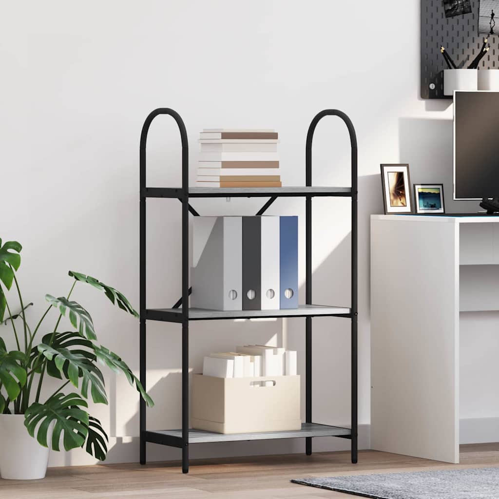 Libreria Grigio Sonoma 60 x 30 x 109 cm Legno multistrato