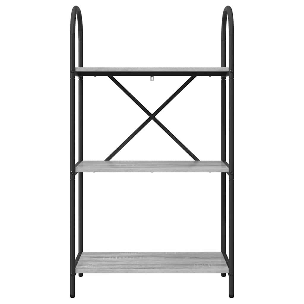 Libreria Grigio Sonoma 60 x 30 x 109 cm Legno multistrato
