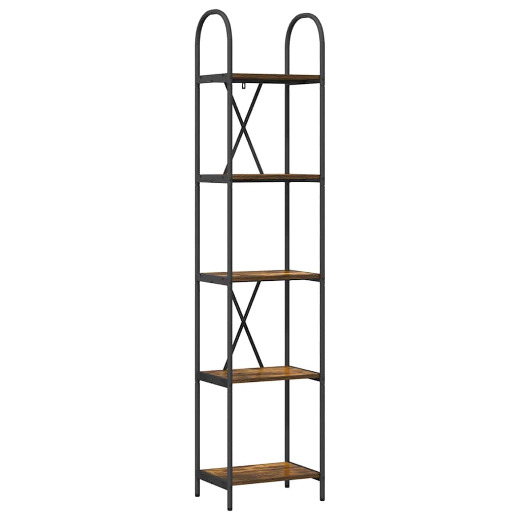 Libreria Rovere fumÃƒÂ© 40 x 30 x 183 cm Legno multistrato