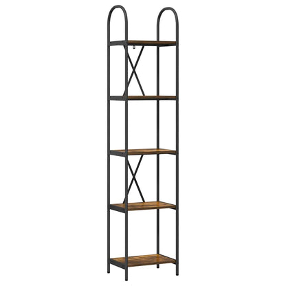 Libreria Rovere fumÃƒÂ© 40 x 30 x 183 cm Legno multistrato