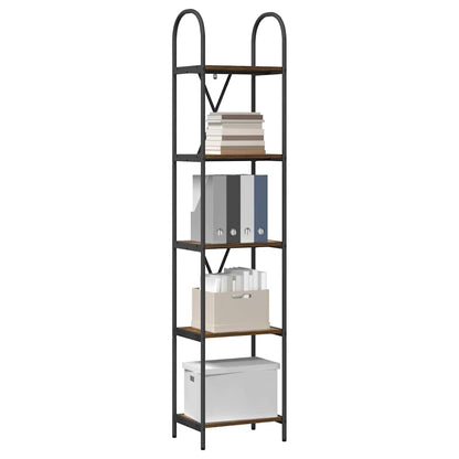 Libreria Rovere fumÃƒÂ© 40 x 30 x 183 cm Legno multistrato