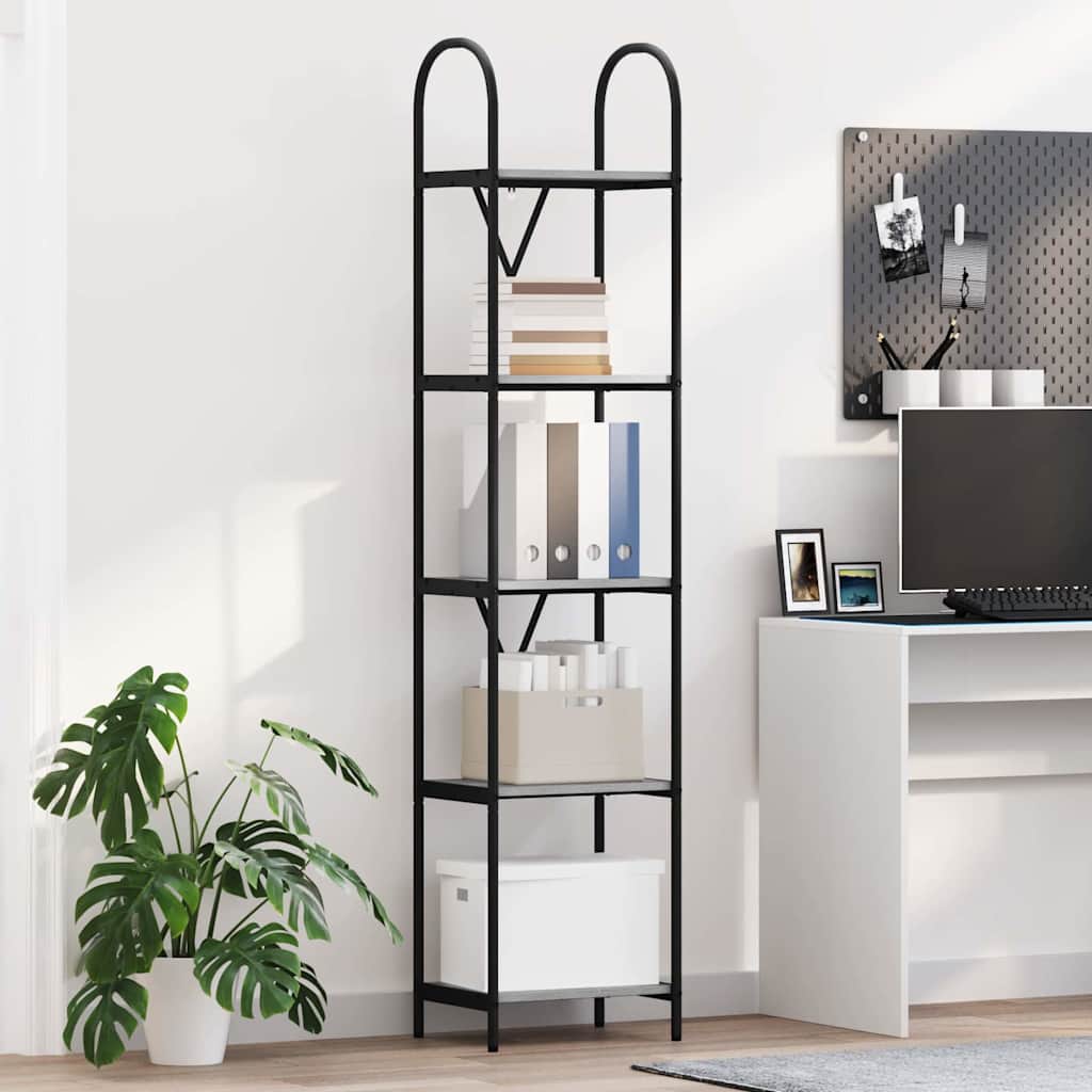 Libreria Grigio Sonoma 40 x 30 x 183 cm Legno multistrato