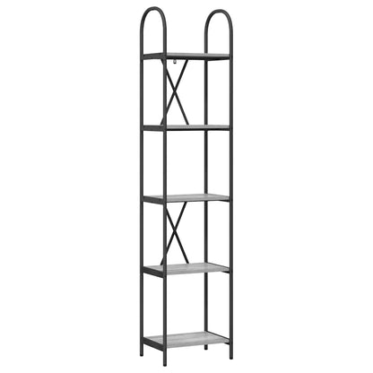 Libreria Grigio Sonoma 40 x 30 x 183 cm Legno multistrato